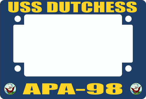 USS Dutchess APA-98 Motorcycle Frame