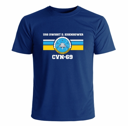 USS Dwight D. Eisenhower CVN-69 Crest T-Shirt