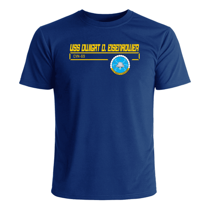 USS Dwight D. Eisenhower CVN-69 Crest T Shirt