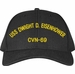 USS Dwight D. Eisenhower CVN-69 Text Only Custom Embroidered Cap