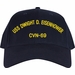 USS Dwight D. Eisenhower CVN-69 Text Only Custom Embroidered Cap