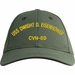 USS Dwight D. Eisenhower CVN-69 Text Only Custom Embroidered Cap