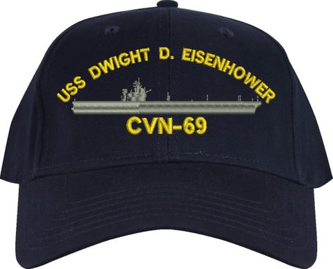 USS Dwight D. Eisenhower CVN-69 Imported Cap