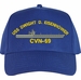 USS Dwight D. Eisenhower CVN-69 Imported Cap