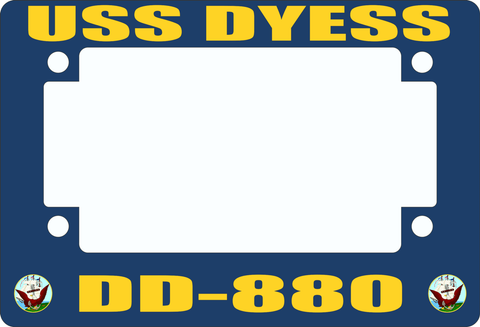 USS Dyess DD-880 Motorcycle Frame
