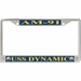 USS Dynamic AM-91 License Plate Frame