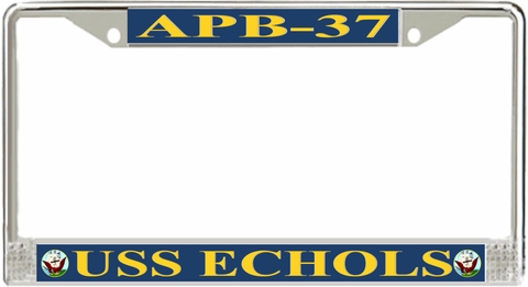 USS Echols APB-37 License Plate Frame