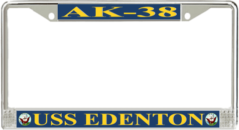 USS Edenton AK-38 License Plate Frame