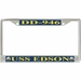 USS Edson DD-946 License Plate Frame