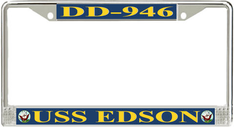 USS Edson DD-946 License Plate Frame