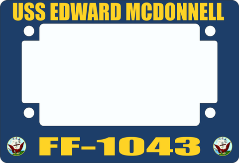 USS Edward McDonnell FF-1043 Motorcycle Frame