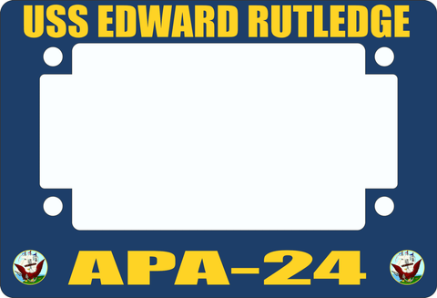USS Edward Rutledge APA-24 Motorcycle Frame