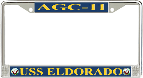 USS Eldorado AGC-11 License Plate Frame
