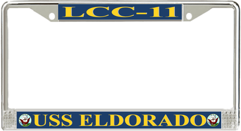 USS Eldorado LCC-11 License Plate frame