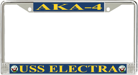 USS Electra AKA-4 License Plate Frame