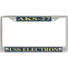USS Electron AKS-27 License Plate Frame