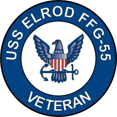 USS Elrod FFG-55 Veteran Decal Sticker