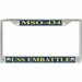 USS Embattle MSO-434 License Plate Frame