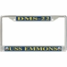 USS Emmons DMS-22 License Plate Frame
