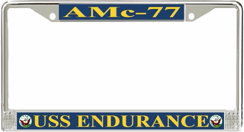 USS Endurance AMc-77 License Plate Frame