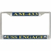 USS Engage AM-433 License Plate Frame