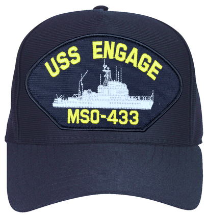 USS Engage MSO-433 Ship Cap