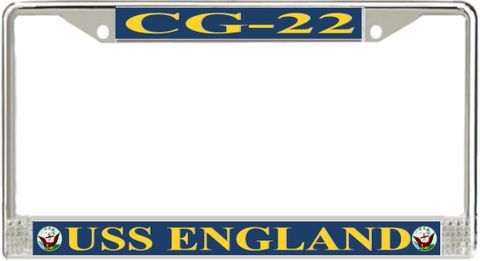USS England CG-22 License Plate Frame