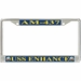 USS Enhance AM-437 License Plate Frame