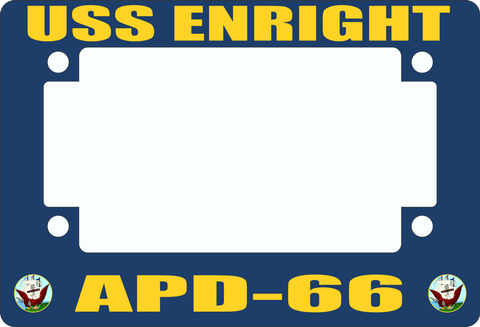 USS Enright APD-66 Motorcycle Frame