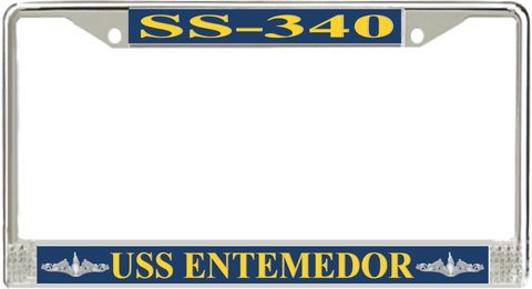 USS Entemedor SS-340 License Plate Frame