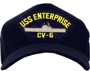 USS Enterprise CV-6 Ship Cap