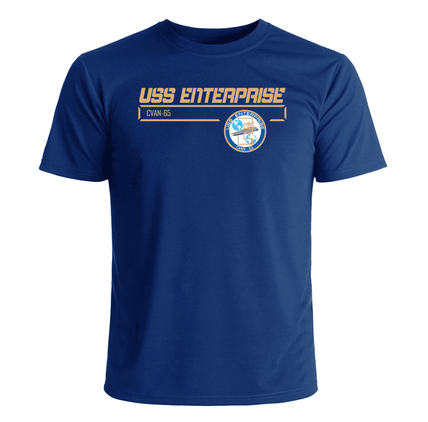 USS Enterprise CVAN-65 Crest T Shirt