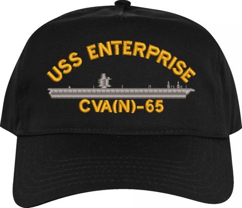 USS Enterprise CVA(N)-65 U.S. Made Cap