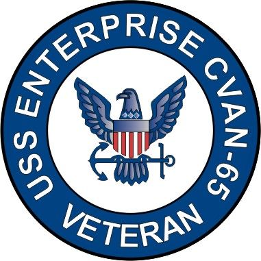 USS Enterprise CVAN-65 Veteran Decal Sticker