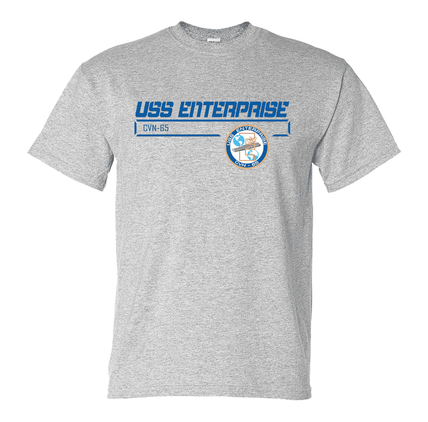 USS Enterprise CVN-65 Crest T Shirt