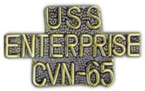USS Enterprise CVN-65 Lapel Pin