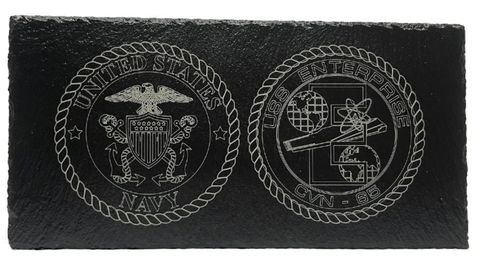 USS Enterprise CVN-65 Officer Plaque