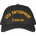 USS Enterprise CVN-65 Text Only Custom Embroidered Cap