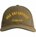 USS Enterprise CVN-65 Text Only Custom Embroidered Cap