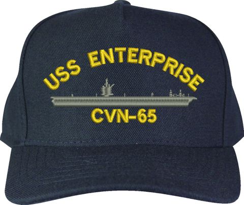 USS Enterprise CVN-65 U.S. Made Cap