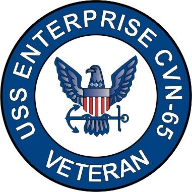 USS Enterprise CVN-65 Veteran Decal Sticker