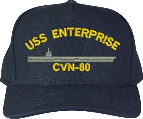 USS Enterprise CVN-80 U.S. Made Cap