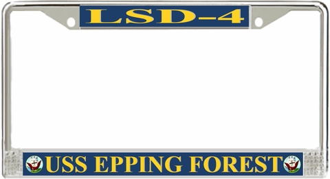 USS Epping Forest LSD-4 License Plate Frame