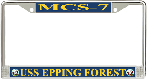 USS Epping Forest MCS-7 License Plate Frame