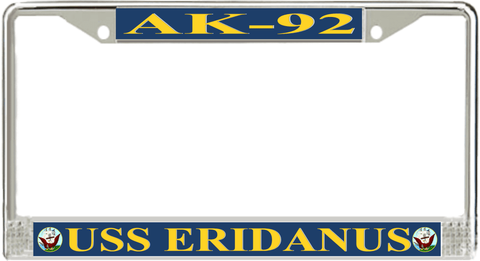 USS Eridanus AK-92 License Plate Frame