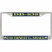 USS Ernest G. Small DD-838 License Plate Frame