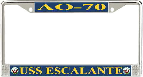 USS Escalante AO-70 License Plate Frame