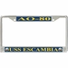 USS Escambia AO-80 License Plate Frame