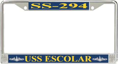 USS Escolar SS-294 License Plate Frame