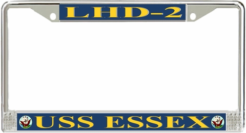 USS Essex LHD-2 License Plate Frame